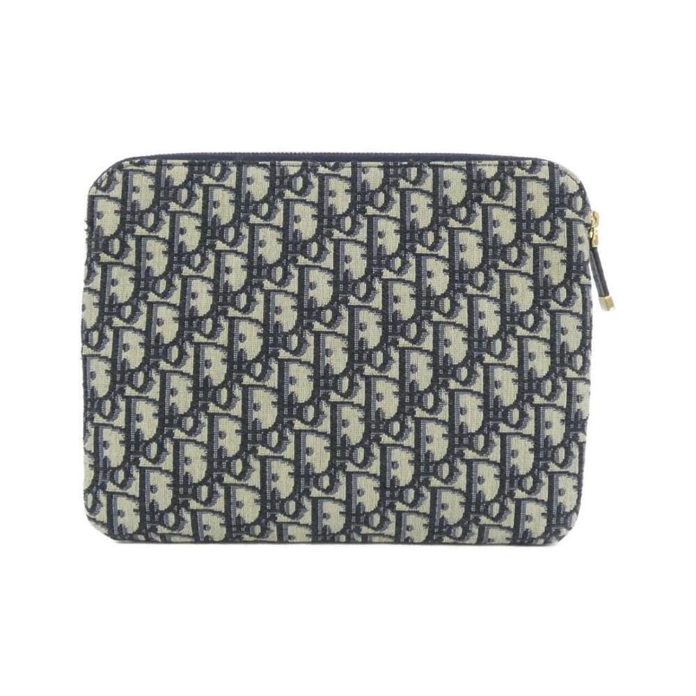 Dior Clutch OBLIQUE Christian Bag Blue